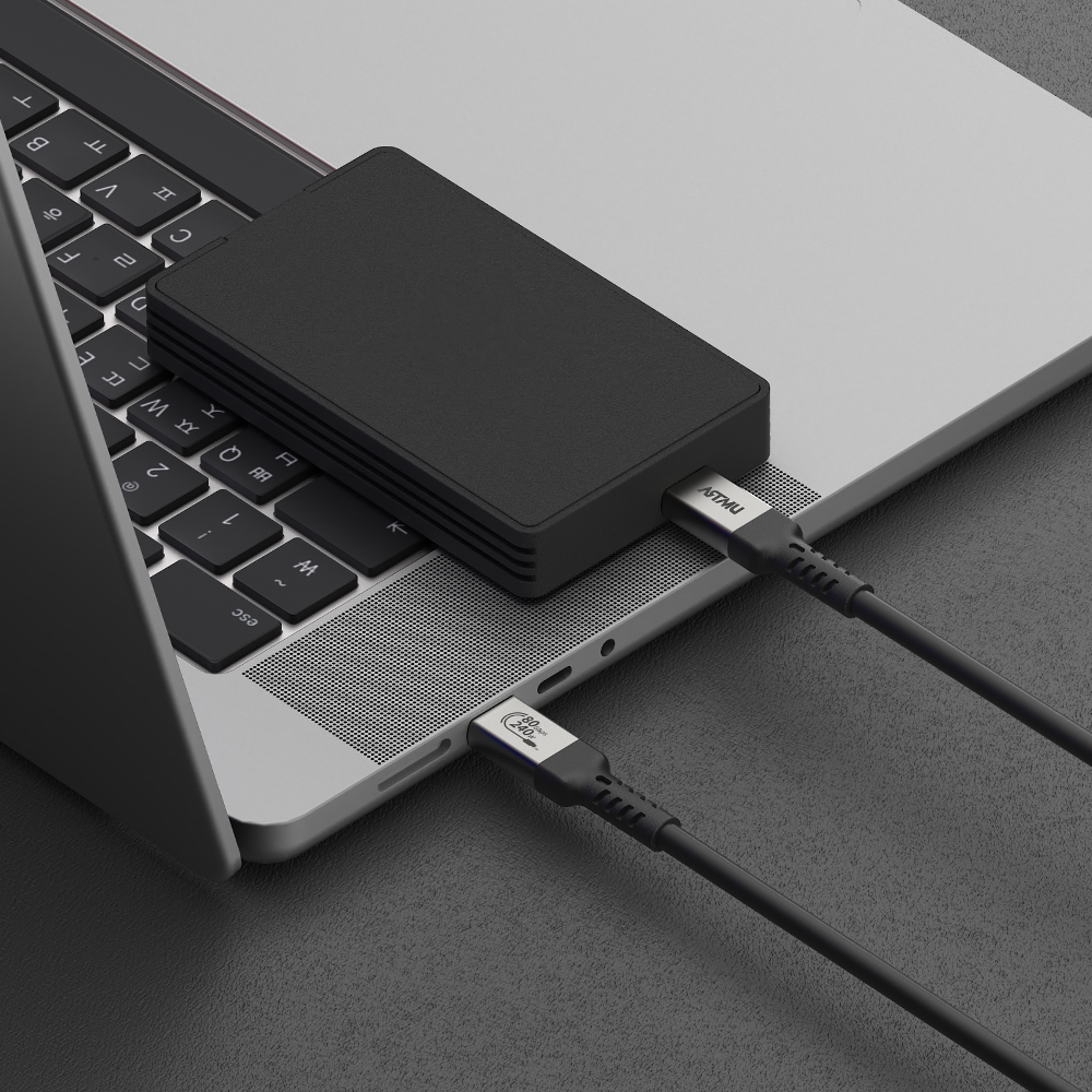 USB-IF 인증 USB4 240W 80Gbps 케이블 1m - 상세 이미지 4
