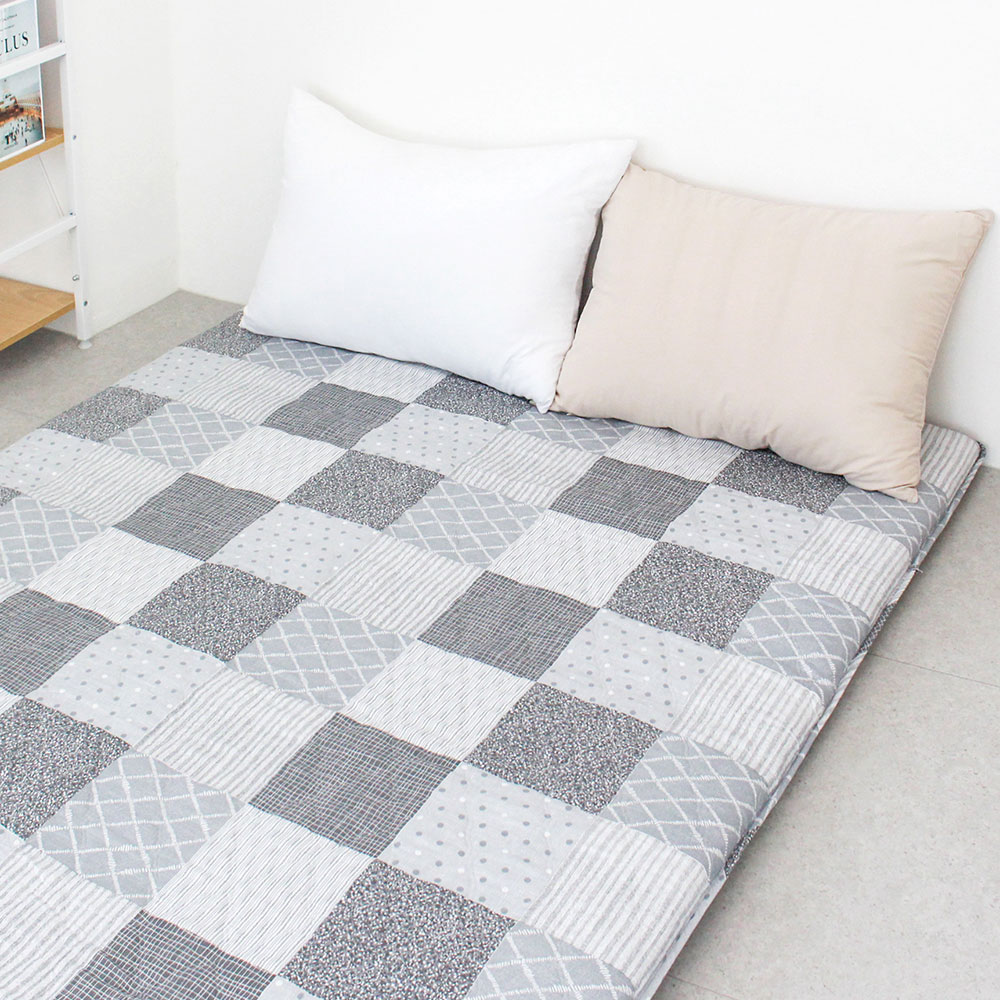 아르떼베딩 블랑 요매트(요커버+솜매트) 100%국산 누빔 바닥에까는 이불