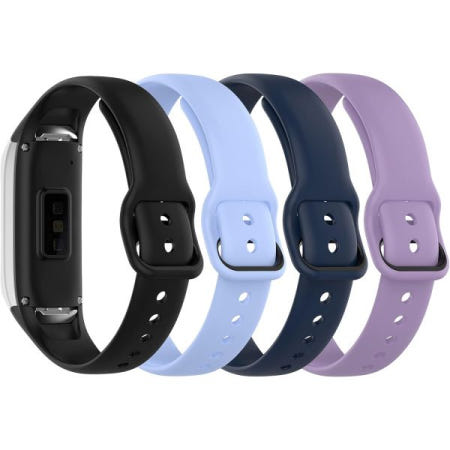 Lijinlan [해외]삼성 갤럭시 핏 SM-R370과 호환되는 리진란 밴드, 스마트워치용 소프트 실리콘 스포츠 피트니스 스트랩, 남성용 손목 밴드 액세서리 교체