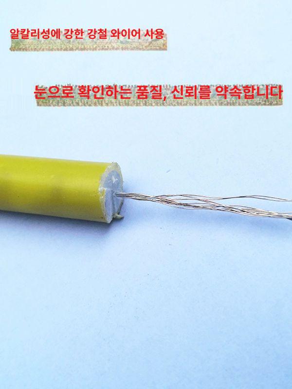 요비선 관로선통기 이동식 배관공사 전선 포설기 10mmx180m 소형 빨간 바퀴 - 상세 이미지 4