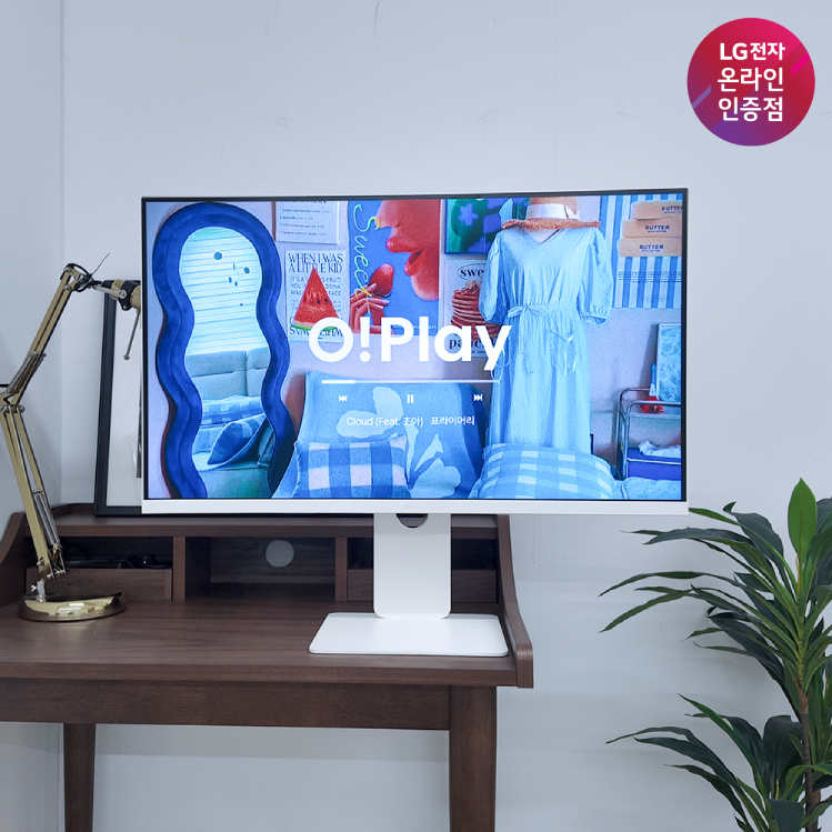 LG 32U830SAW 스마트 울트라HD 모니터 80cm(32인치) IPS 4K UHD USB-C(PD 충전) 영상 편집용 맥북