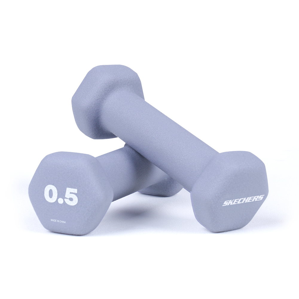스케쳐스 미용 아령 와이드핏 육각 홈트 덤벨 0.5kg, 2개 이미지 1
