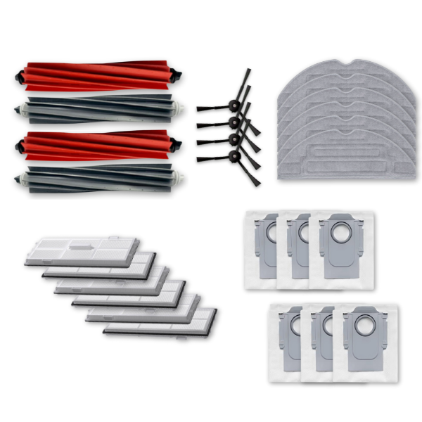 [호환] 로보락 S8 Plus 소모품 물걸레 더스트백 필터 브러쉬 6개월 구성품