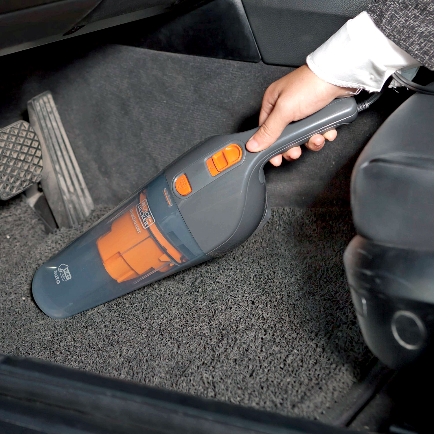 블랙앤데커 초강력 건습식 액체청소 자동차 차량용 소형 미니 청소기 WD1210AV