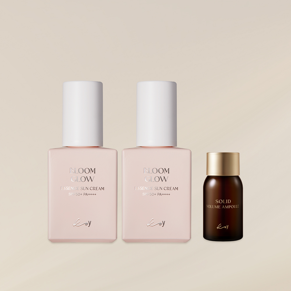 코이 블룸 글로우 에센스 톤업 광채 선크림 (SPF50+) 30ml, 2개 - 메인 이미지