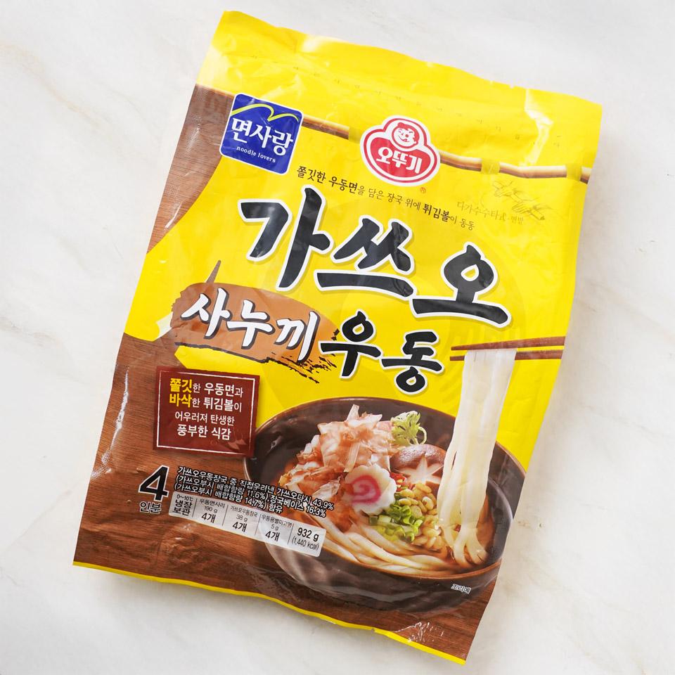 메가마트 오뚜기 가쓰오사누끼우동 4인 932g - 상세 이미지 2