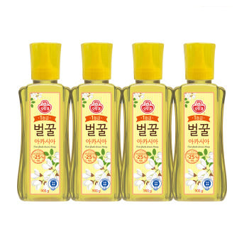 오뚜기 1등급 아카시아 벌꿀 900g, 4개 - 메인 이미지