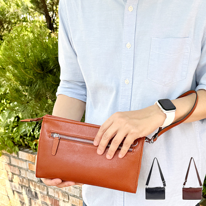 남자 가죽 클러치 맨스백 크로스백 파우치 핸드백 손가방 (dk8860)