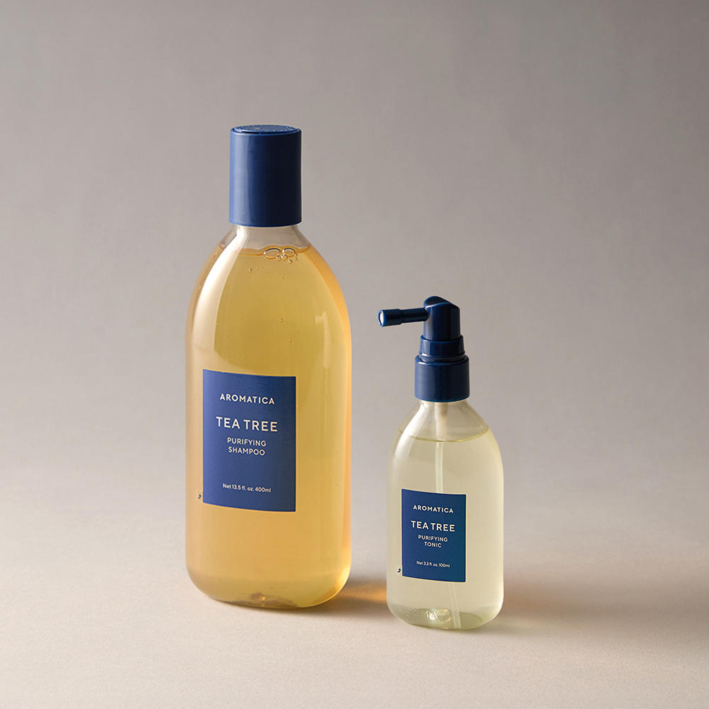 아로마티카 티트리 샴푸 400ML & 티트리 토닉 100ML 2종 세트 쿨링 지성