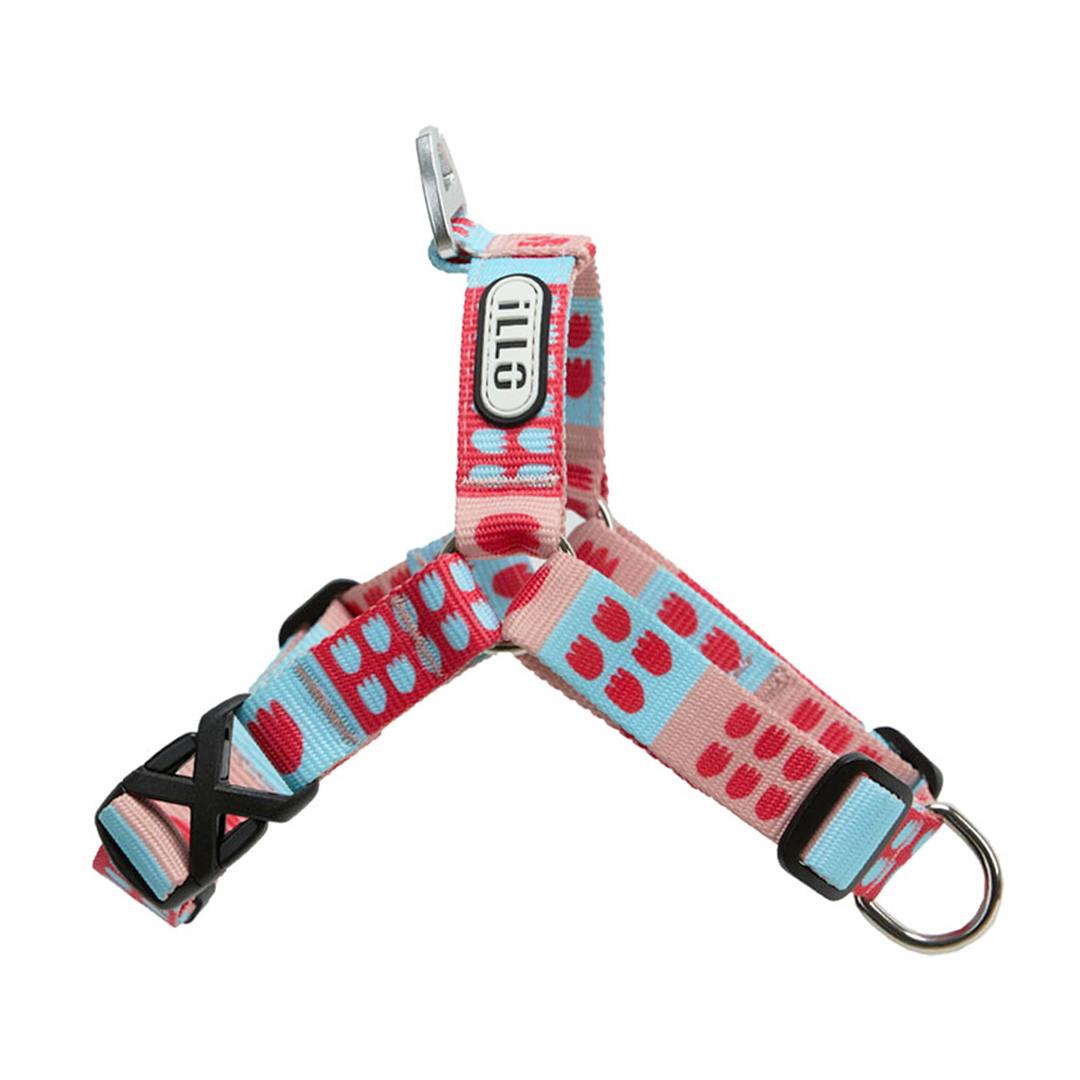 일로 하네스 (L형) 강아지 반려견 소형견 중형견 가슴줄 피버, M