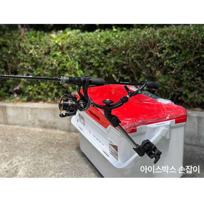 야이바엑스 KYCS-01 클램프형 줌 로드거치대 밑밥통 아이스박스 낚시대 거치대 - 상세 이미지 4