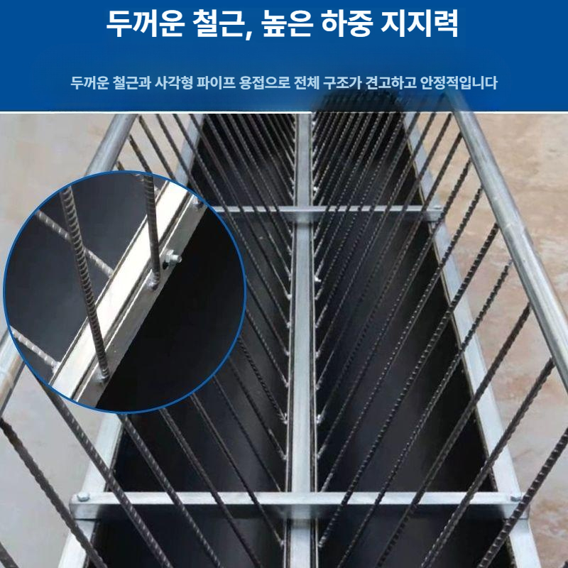 대형 두꺼운 아연 도금 염소 송아지 먹이통 여물통 축사 사료통 1.5m 싱글 - 상세 이미지 4