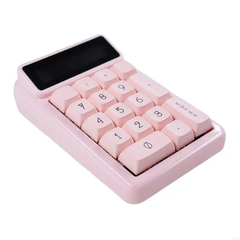 X9FB KM17 컴퓨터 Numpad 기계식 숫자 키보드 계산기 기능 17 키 어스 옐로우 - 상품 이미지