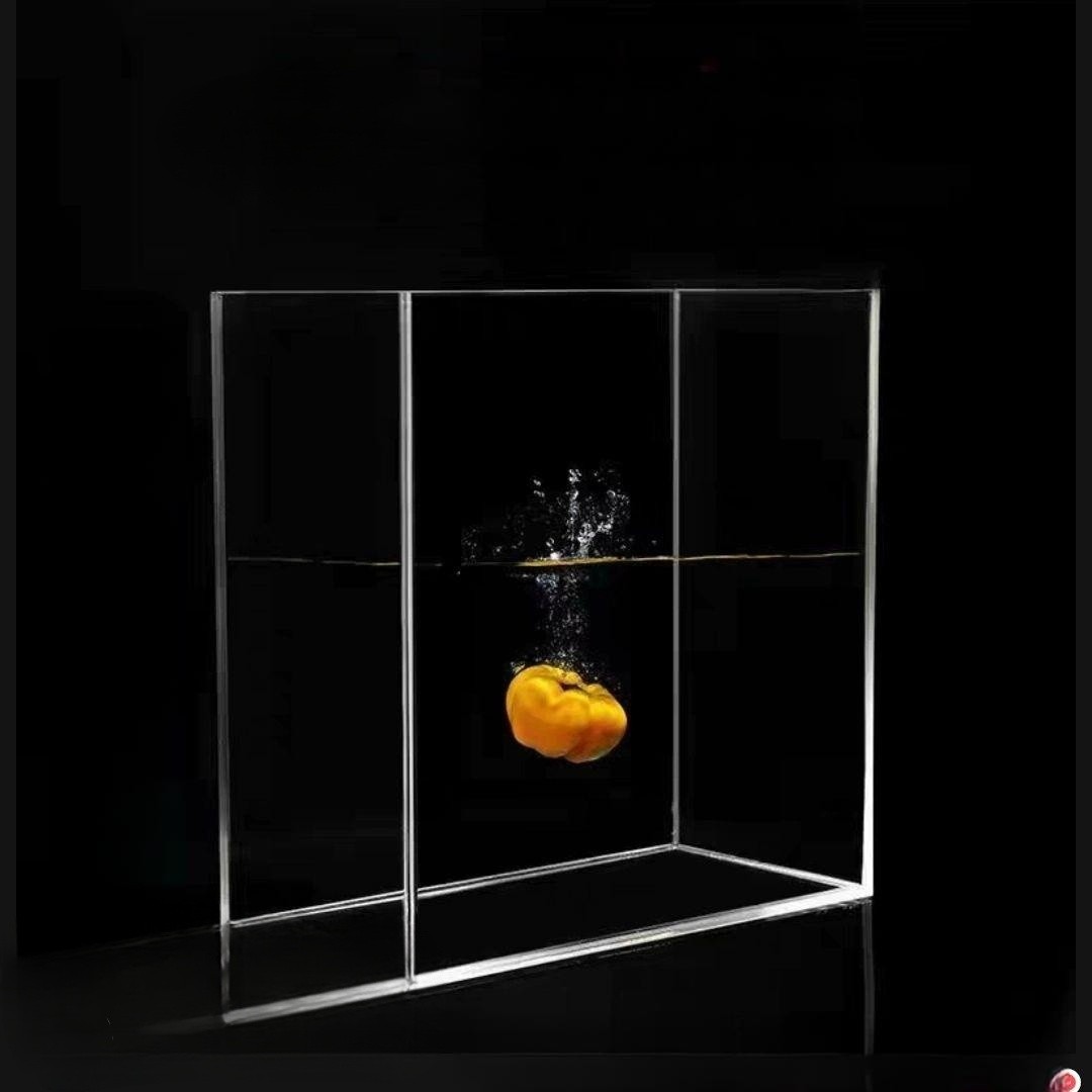 투명 아크릴 촬영 수조 특수 사진 스튜디오 수중 광고사진 어항 투명 60x60x5cm - 상세 이미지 2