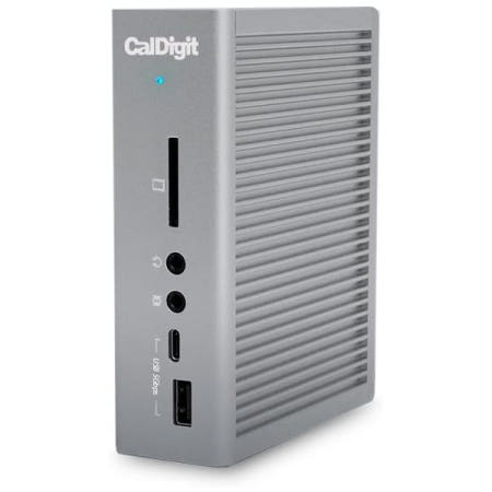 CalDigit [해외]CalDigit TS3 플러스 썬더볼트 3 도크 - 87W 충전, 7배 USB 3.1 포트, USB-C 2세대, 디스플레이포트, UHS-II SD 카드 슬롯, Mac 및 P