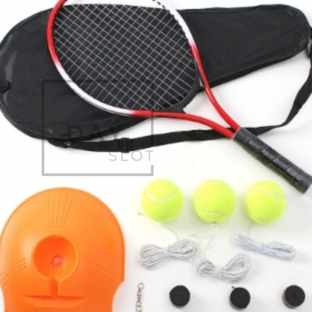 [트렌디프레소협력사]데이슬롯 테니스 리턴볼 셀프연습풀세트 52cm 오렌지 테니스훈련도구