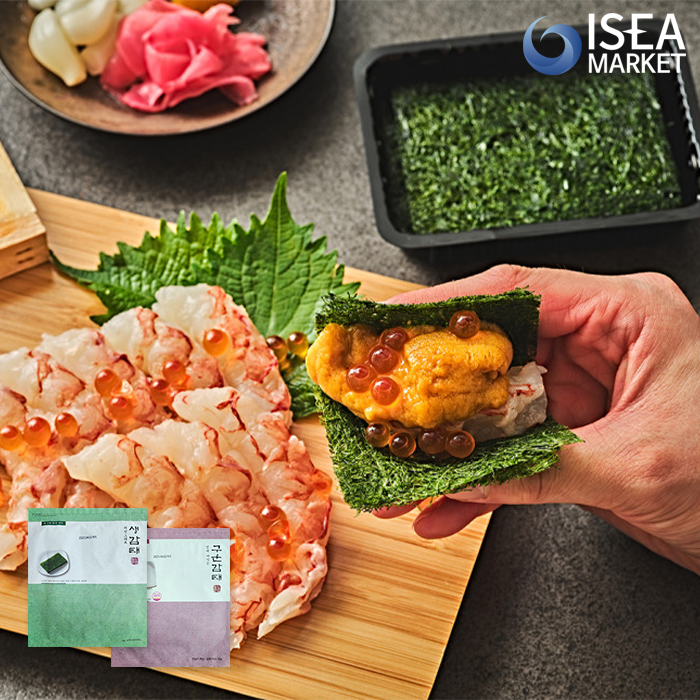 감태명인 서산 생감태 구운감태 도시락/전장 홈마카세 김밥 - 상품 이미지