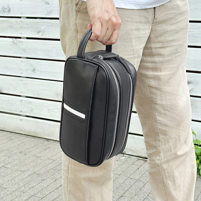 남자 가죽 스포츠 골프 파우치 클러치백 핸드백 손가방 (dk7811)