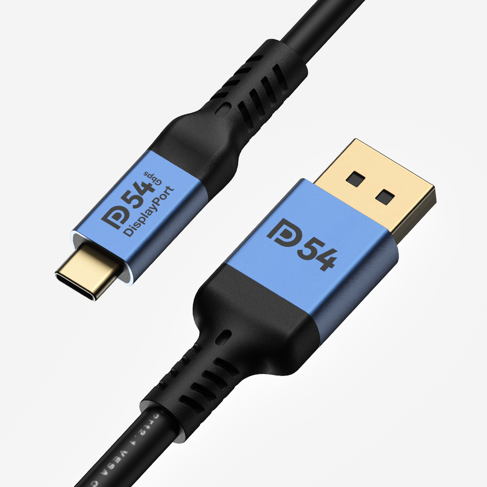 VESA 인증 C타입 to DP 2.1 DP54 16K DisplayPort 케이블 1m