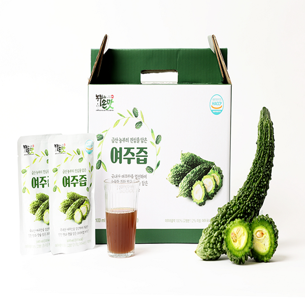 여주즙 100ml 50입 당뇨 건강 야채즙