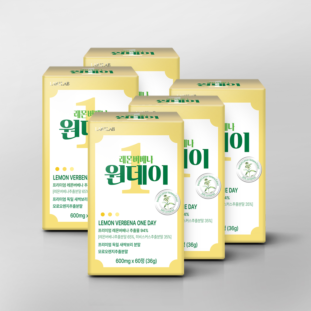 랩온랩 레몬버베나 원데이 600mg 60정, 3개 - 상세 이미지 4