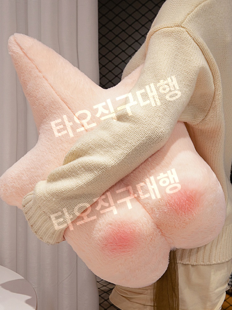 궁디팡팡인형 궁뚱이 애착 수면 엉덩이 쿠션 불가사리 베개 - 상세 이미지 5