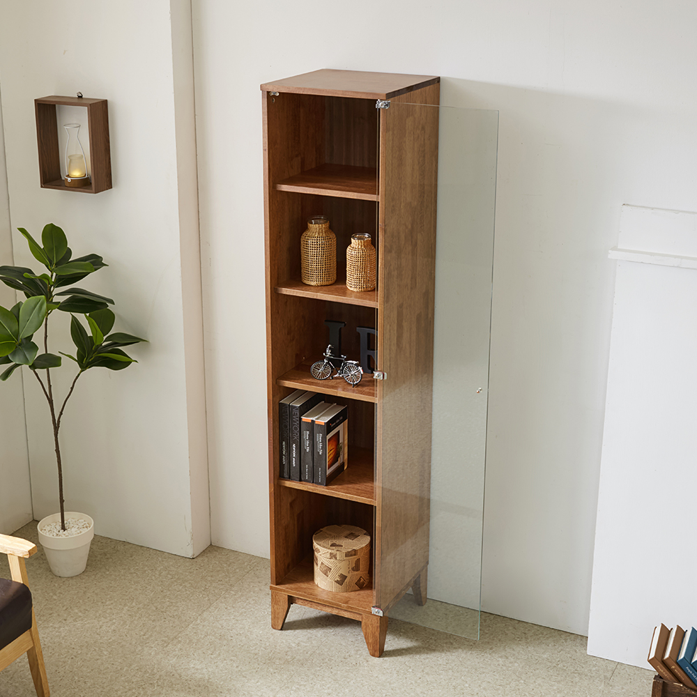 리피 술장 위스키 유리 진열장 와인장 양주 원목 미니 장식장