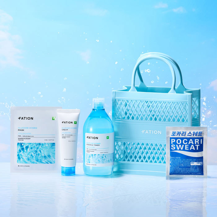 파티온 포도당 하이드로 3종 세트(토너500ml+크림90ml+마스크팩7매)(+포카리스웨트 파우더 1입, 젤리백 증정)