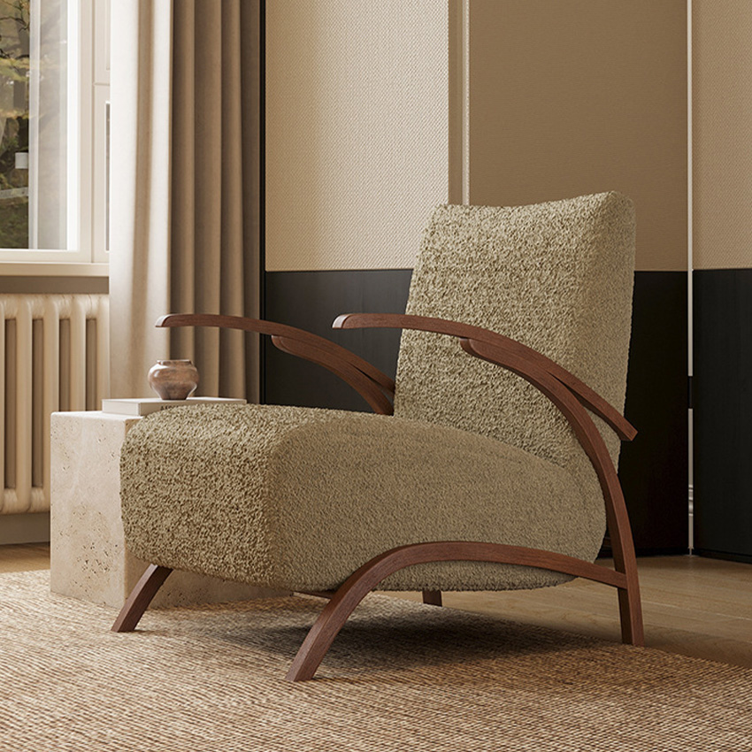 벨루 패브릭 1인 안락 암체어 Belo Armchair - 상세 이미지 4