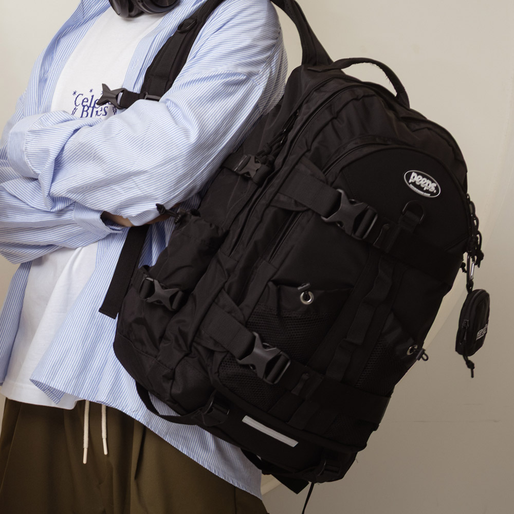 Voltage Pack backpack(Black) 빅백 유스백팩 이미지 2