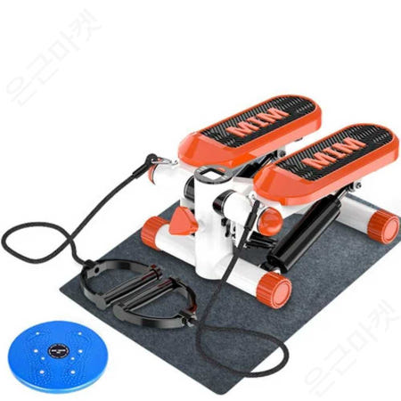 [해외]손잡이 스텝퍼 실내 계단 홈트 헬스 머신 충격흡수확대/주황색및흰색스테퍼 걷기 1. 충격흡수 확대/주황색 및 흰색 스테퍼