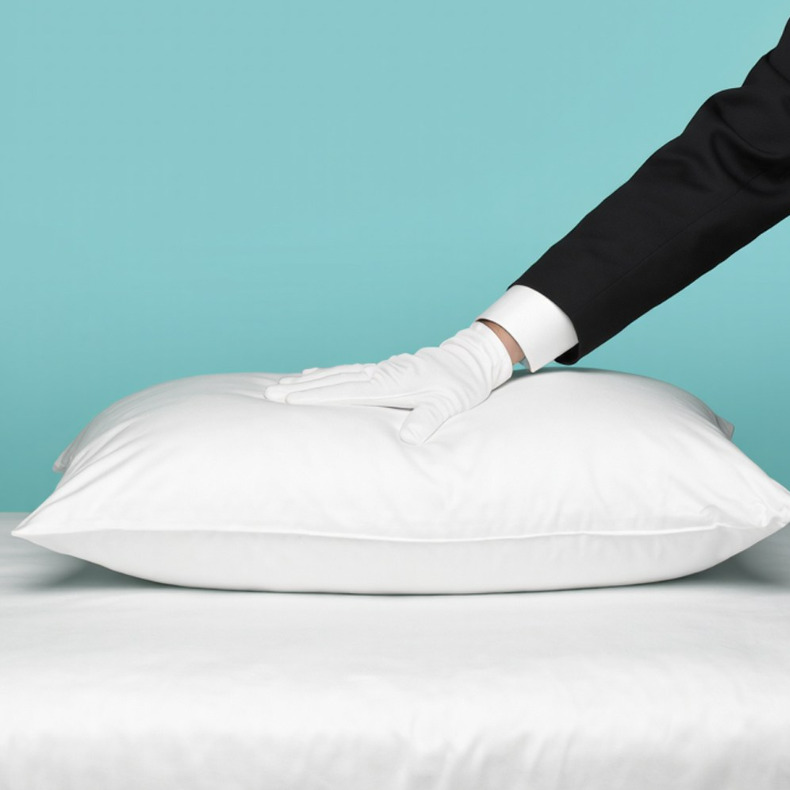 낮은베개 호텔베개 솜 거북목 목디스크 일자목 옆으로자는 수면 숙면