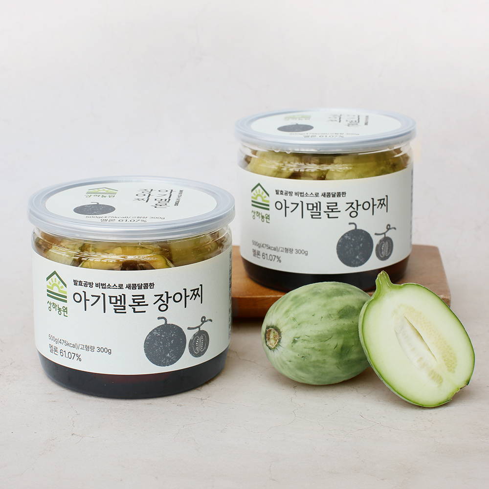 상하농원 아기멜론 장아찌 500g [N포인트 포토리뷰 500원]