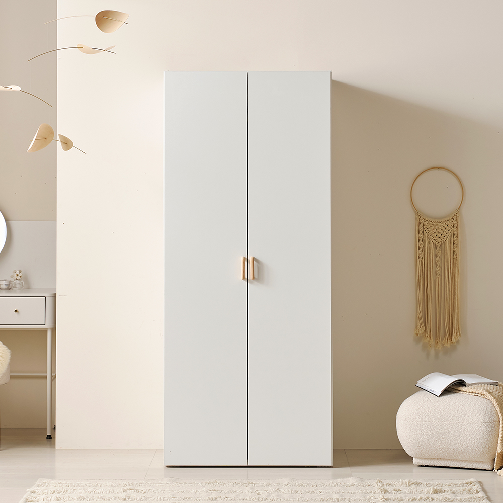 루이스 LPM 옷장 원룸 안방 싱글 기본 800 화이트