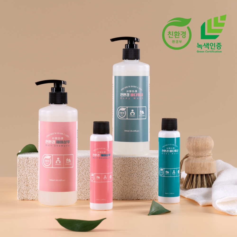 시월다래 친환경 선물세트 2종, 샴푸+바디워시, 1세트 - 상세 이미지 2