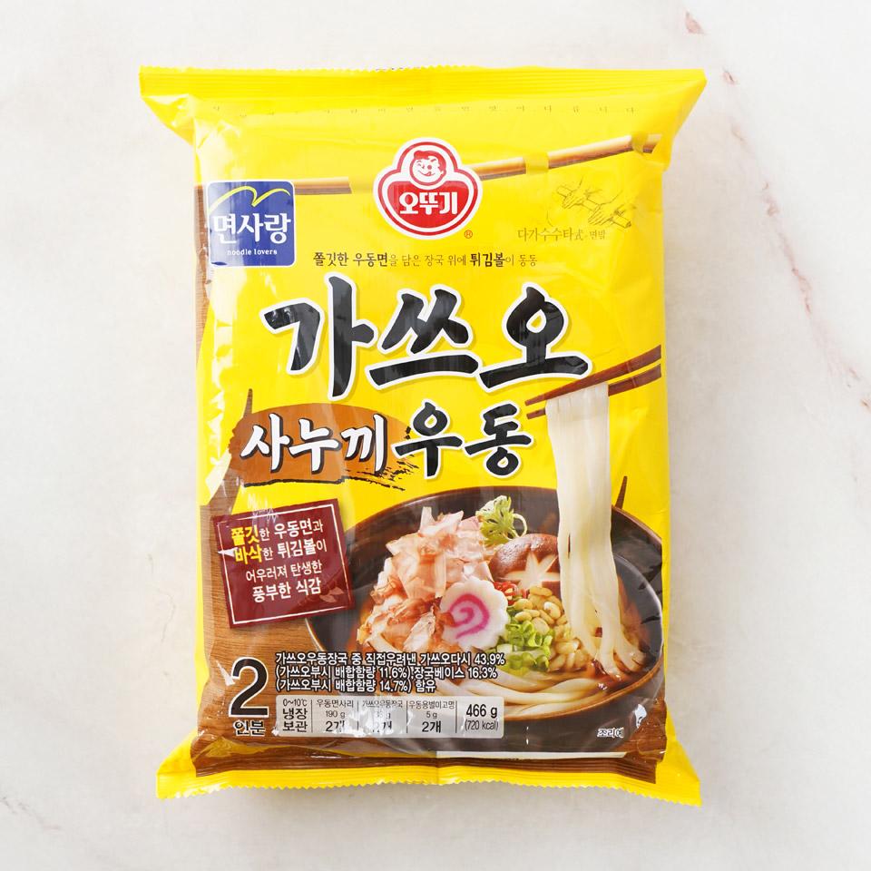 메가마트 오뚜기 가쓰오 우동 2인분 466g - 상품 이미지