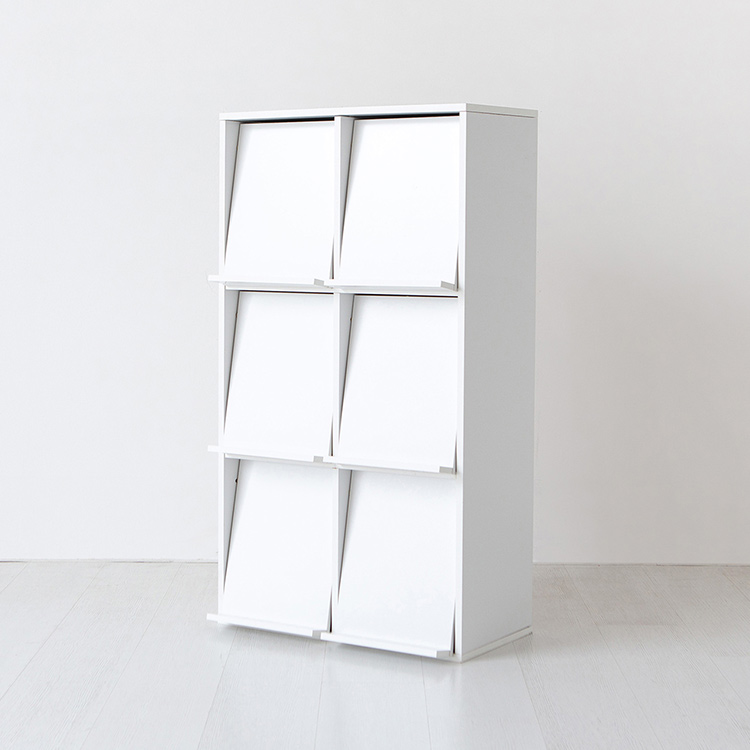 이지보 BESIDE 6문 수납장 세로 N형 600x360x1085mm, 3단, 화이트 1311.7806 - 상세 이미지 3