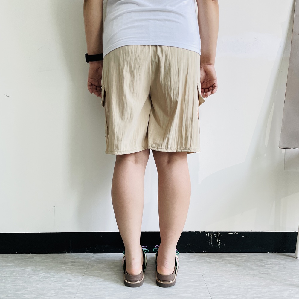 바스락반바지 버뮤다반바지 아노락 카고 여름 5부팬츠 - 상세 이미지 5