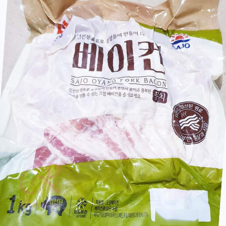 로즈밀 베이컨 1K x10p 부대찌개 파지베이컨