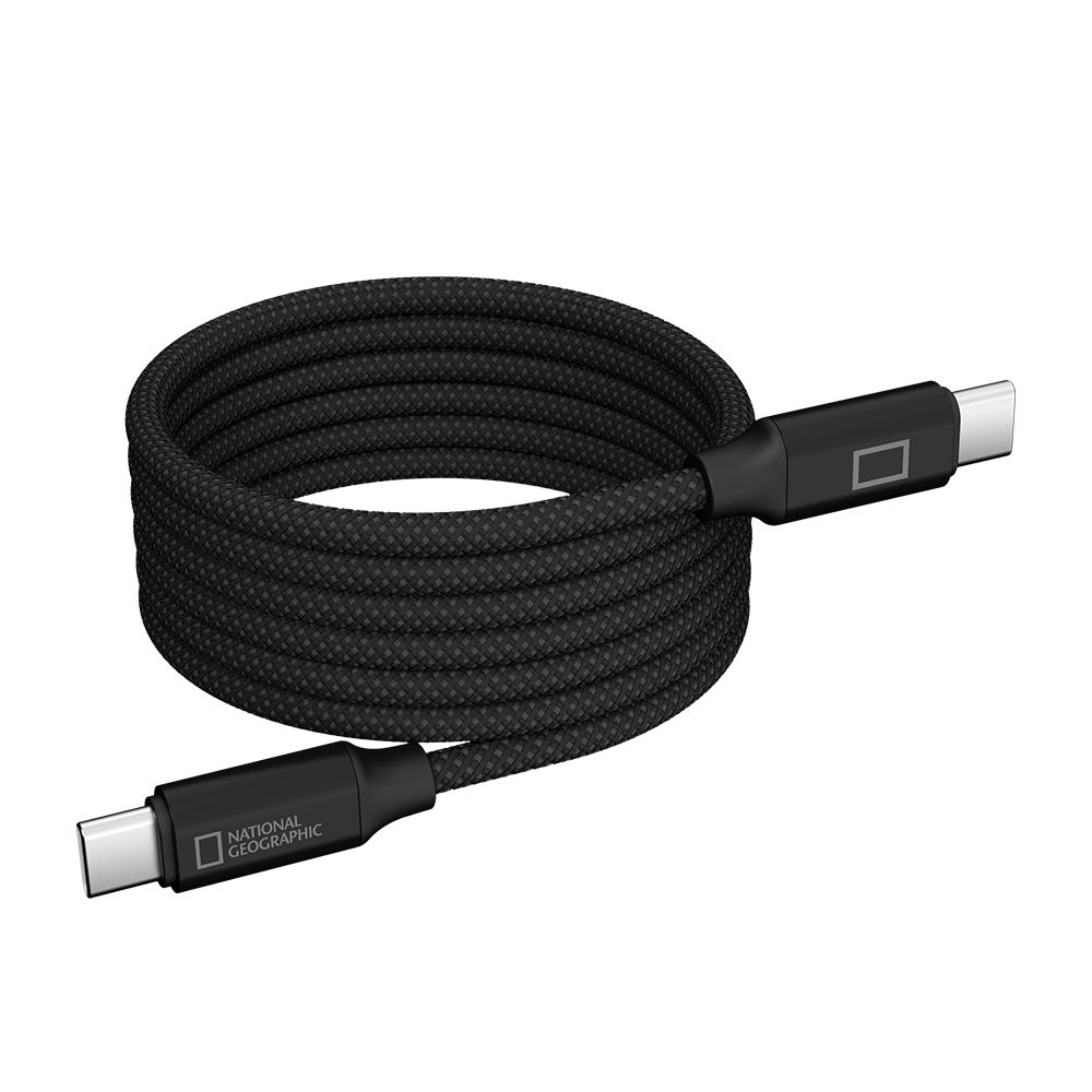 내셔널지오그래픽 마그네틱 USB C to C 케이블 2M(블랙) - 상세 이미지 2