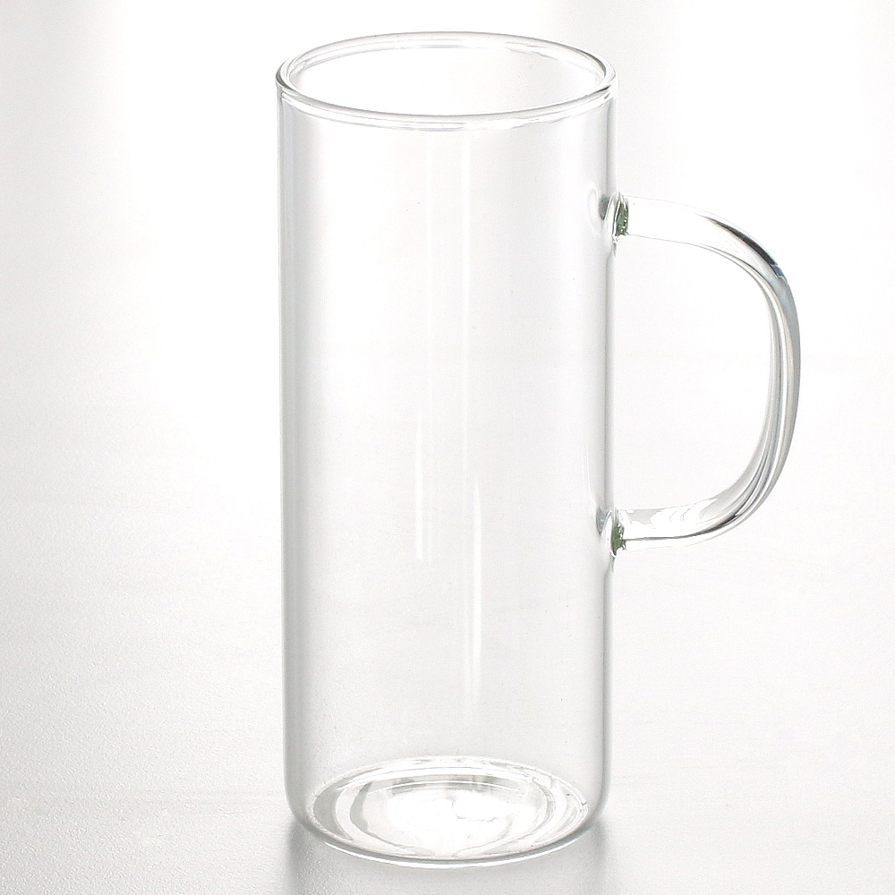 홈카페 내열유리컵 아이스 커피잔 아메리카노컵 하이볼잔 450ml, 1개, 손잡이 - 상세 이미지 3