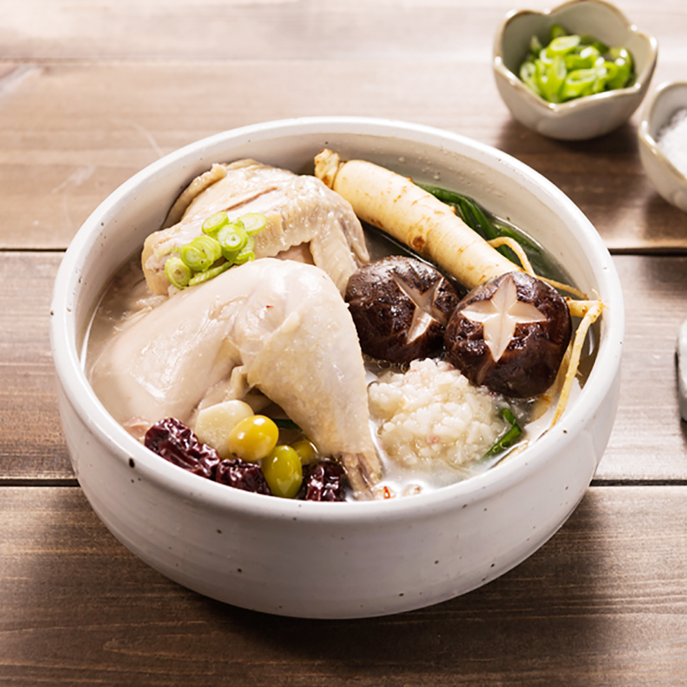 자연애계 반계탕 반마리 냉장 옹추닭 800g, 3개