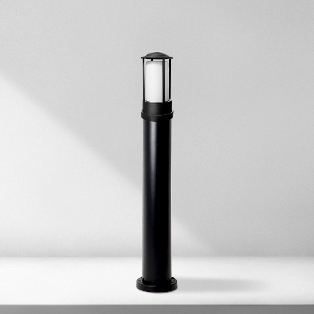 전기 원형 문주등 LED 볼라드등 가로등 정원등 야외 조명 잔디등 전구 전등 기둥 60cm - 상품 이미지