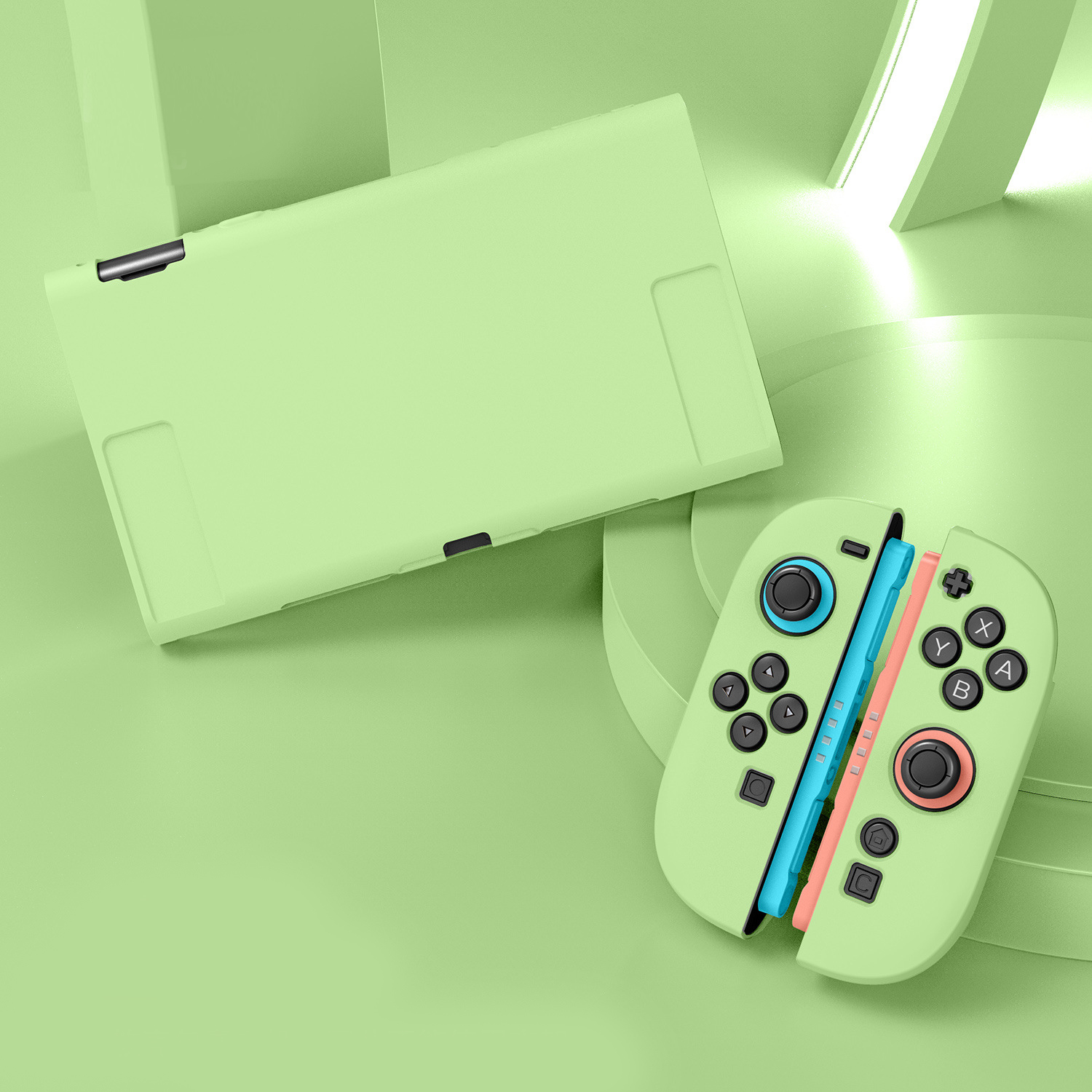 닌텐도 스위치2 케이스 마카롱 말랑 그립 조이콘커버 스케