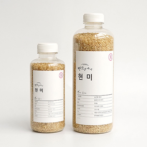 방앗간아이 국산 현미 찰현미 잡곡 500ml 1L 800g