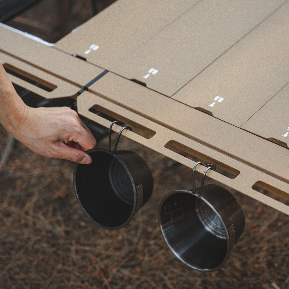 원스위크라이프 캠핑 IGT 접이식 테이블 L, 베이지