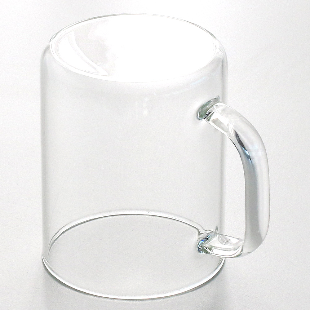 홈카페 내열유리컵 아이스 커피잔 아메리카노컵 하이볼잔 440ml, 1개, 손잡이 - 상세 이미지 4