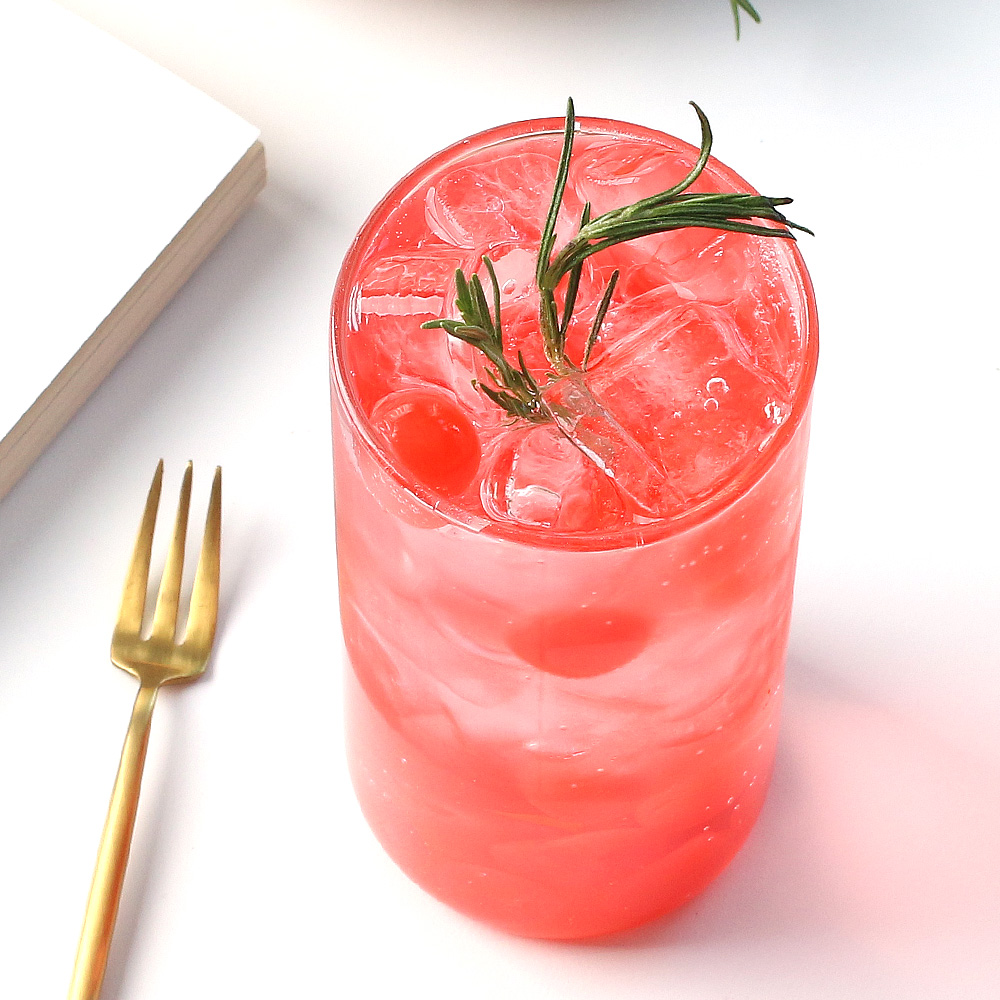홈카페 내열유리컵 아이스 커피잔 아메리카노컵 하이볼잔 550ml, 1개, 일자 이미지 6