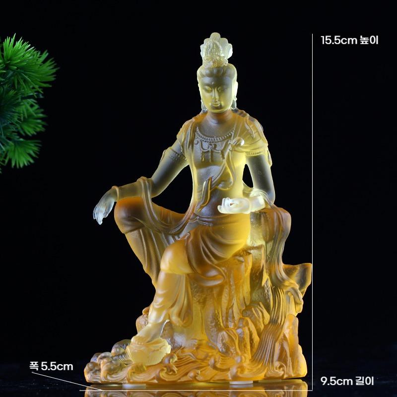 집안의 평화!! 천수관음 관음보살 부처상 관세음보살 인테리어 장식 소품 조명 불상 불교용품 - 상세 이미지 2