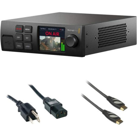 [해외]전원 코드가 포함된 블랙매직 디자인 웹 프레젠터 HD 번들 및 이더넷이 HDMI 케이블, 3피트